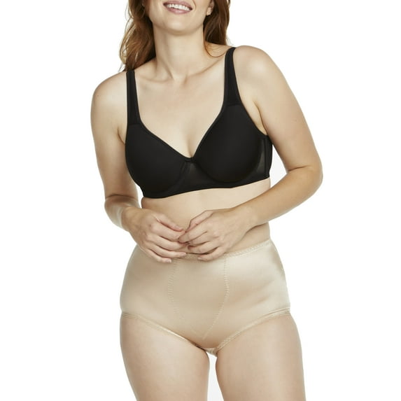 Cupid Women's 2-Pack Shapewear Brief Panty with Tummy Panel