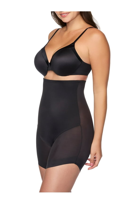 Women's Elevated Edge High-Waist Slanted Hem Shaping Short - Firm Control Shapewear - Sizes up to 2XL