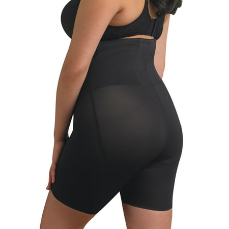 Cupid Women's Extra Firm Control Back Magic High Waist Thigh Slimmer Shapewear