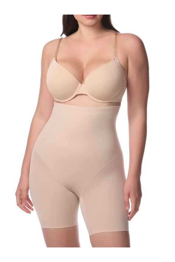Women's Extra Firm Control Back Magic High Waist Thigh Slimmer Shapewear