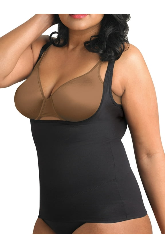 Women's Extra Firm Control Back Magic Open-Bust Shaping Torsette Camisole Top Shapewear