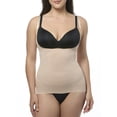 thumbnail image 1 of Cupid Women's Extra Firm Control Back Magic Open-Bust Shaping Torsette Camisole Top Shapewear, 1 of 8