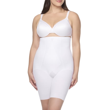 Cupid Women's Extra Firm Control Triple-Ply High Waist Thigh Slimmer Shapewear