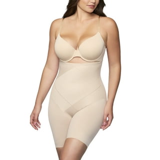 Cupid Women's Tummy Tuck Extra Firm Control Shapewear, High-Waist Shaping Thigh Slimmer, Sizes S-3XL