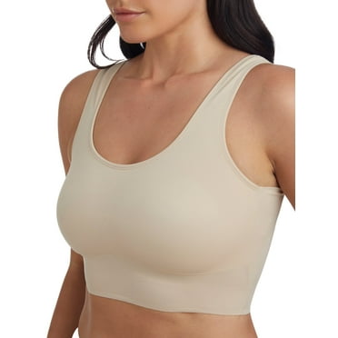 Cupid Women's Firm Control Top Shaping Scoop Neck Lounge Bra Shapewear