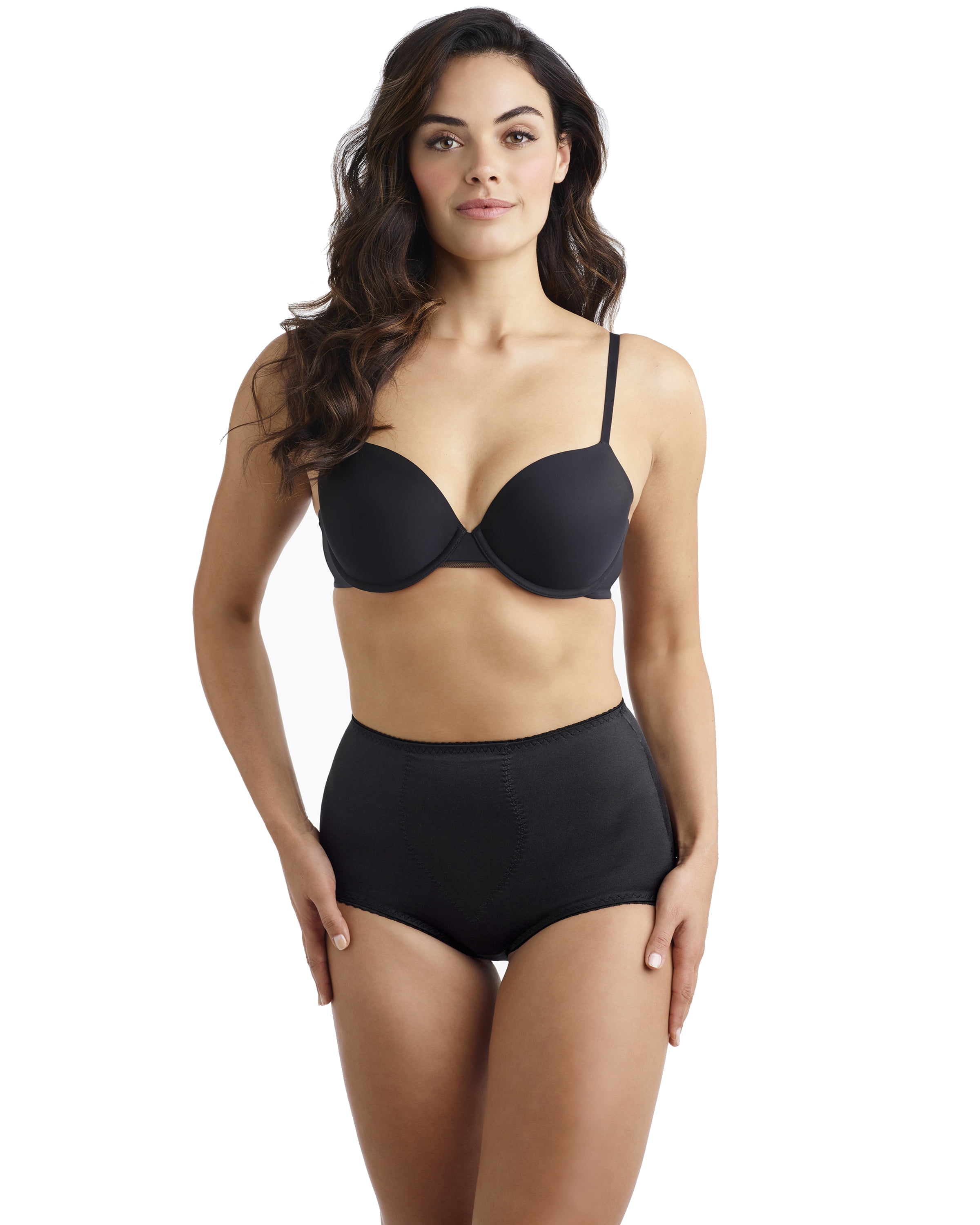 Cupid Women's Light Control Brief Panty with Tummy Panel 2 Pack