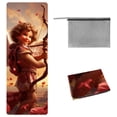 thumbnail image 1 of Cupid Yoga Blanket with Storage Bag, 72.8"x26.8", Suitable for Yoga, Pilates, Fitness, Gym Towels, Yoga Mat Towel, Yoga Towel, 1 of 6