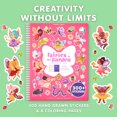 thumbnail image 1 of Cupkin Fairies Sticker Book (5 of 21) 300+ Hand Drawn Stickers 8 Scenes & Coloring Pages, 1 of 5