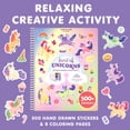 thumbnail image 1 of Cupkin Unicorns Sticker Book (19 of 21) 300+ Stickers 8 Lay Flat Scenes & Coloring Pages, 1 of 5