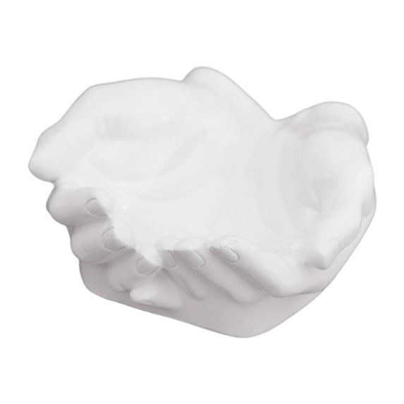 Cupped Hands Storage Bowl Palm Ornament Heavy Duty Resin Home Office Watch Jewelry Keys Trinket Storage Box Holder Organizer Container