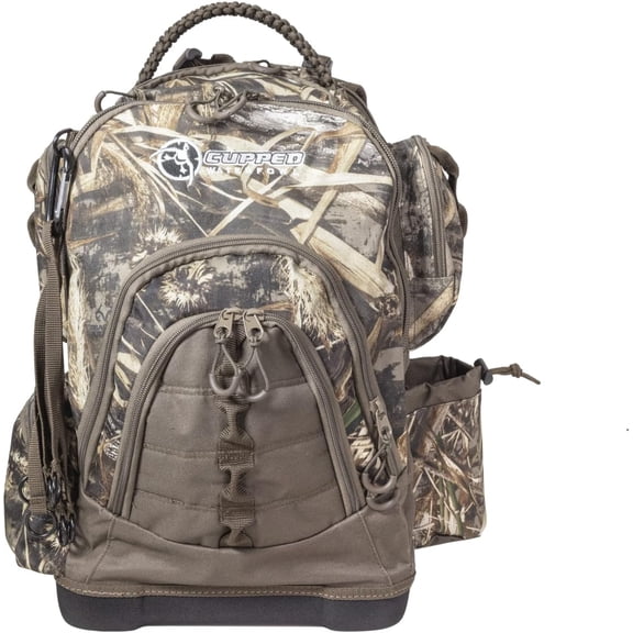 Cupped Waterfowl Hunting Backpack/Bag, Durable Duck Hunting Bag with Waist Belt & Waterproof Bottom