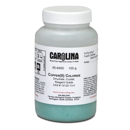 Cupric Chloride, Dihydrate, Reagent Grade, 100 G
