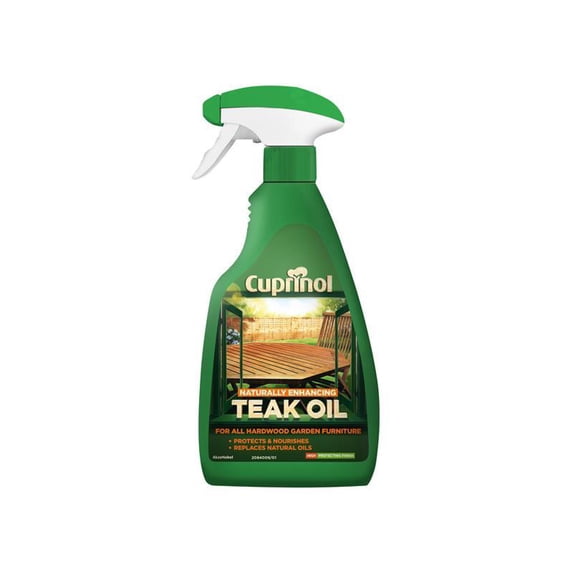 Cuprinol - Naturally Enhancing Teak Oil Clear Spray 500ml - Walmart.com
