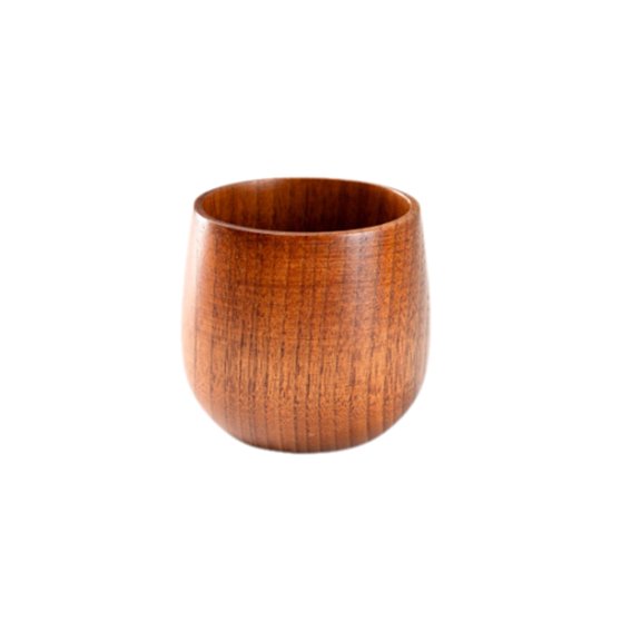 Cups for Kitchen, Wooden Kitchen Accessories, Wood Kitchen Utensils, Home and Kitchen, 3 in Opening, Rich Amber Grain, 1 Pc, Heat Resistant, Handcrafted Solid Wood Mug, Kitchen