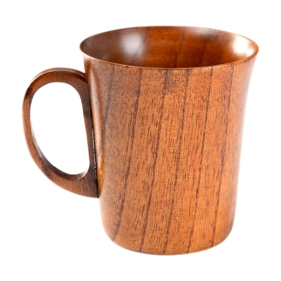 Cups for Kitchen, Wooden Kitchen Accessories, Wood Kitchen Utensils, Home and Kitchen, Kitchen and Dining, Handcrafted Solid Wood 3.5 in Base Drinking Mug, Heat Resistant, Rich