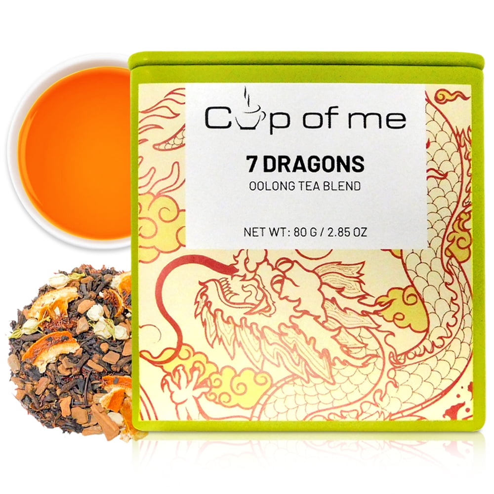 Cups of Me Oolong Tea, 7Dragons Flavors Herbal Tea, Loose Tea, Smooth