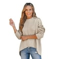 thumbnail image 1 of Cupshe Women's Knit Long Sleeve Normal Sleeve Turtleneck Sweater, 1 of 5
