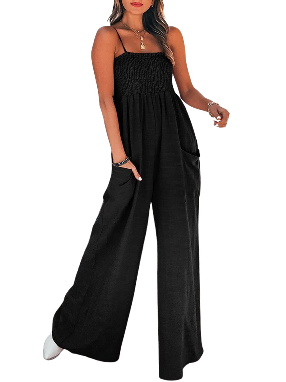 Summer Loose Jumpsuit and Outerwear Suit for Women