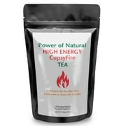 Cupsyfire High Energy Caffeine Tea - 25 Energy Tea Bags for Better Focus and Energy