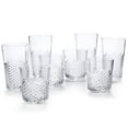 thumbnail image 1 of Cupture Diamond Plastic Tumblers, 24 oz / 14 oz, 8-Pack (Clear), 1 of 12