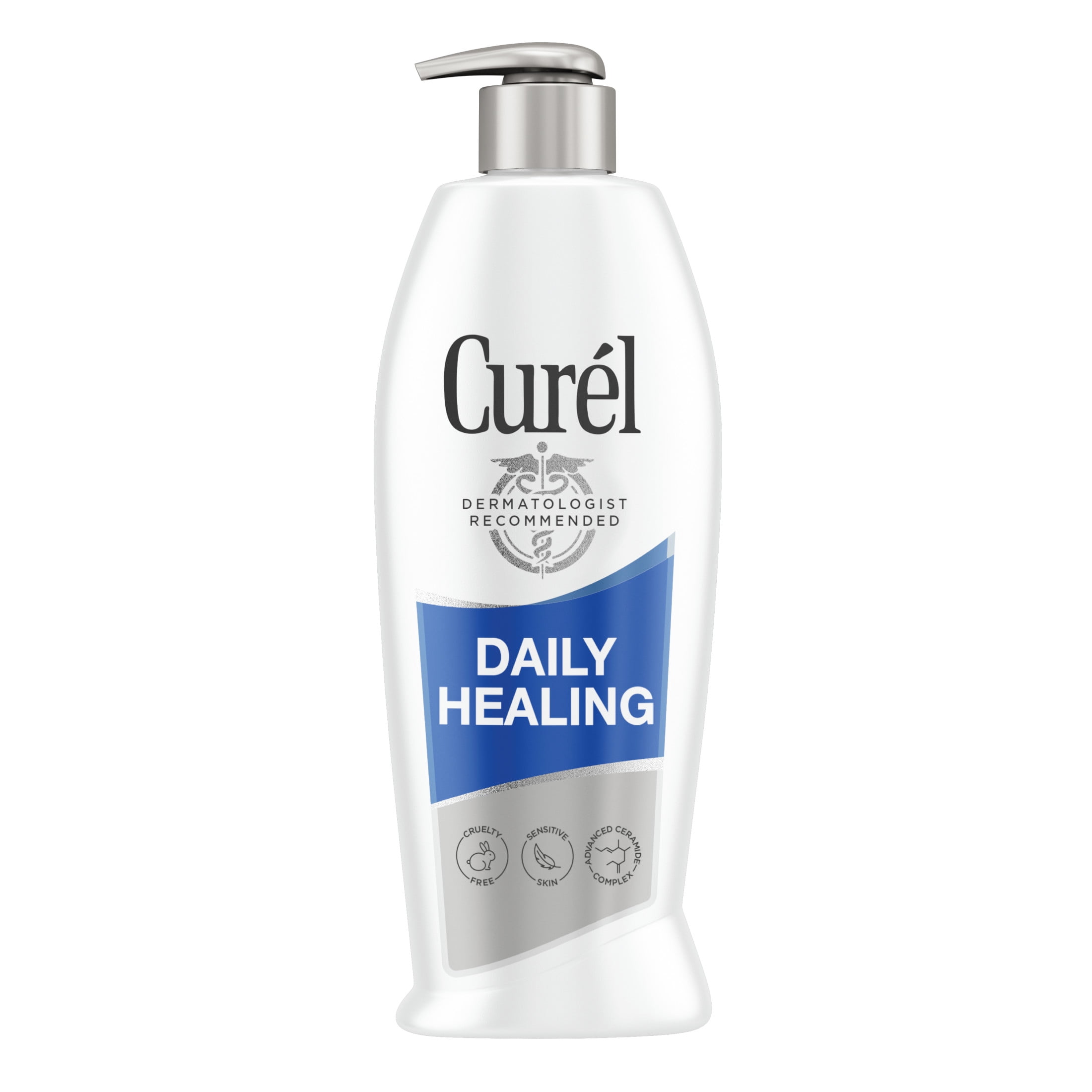 Curl Daily Healing Hand and Body Lotion forDry Skin, Dermatologist Recommended, 13 oz