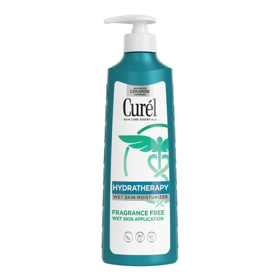 Curél Hydra Therapy Wet Skin Moisturizer Body Lotion, with Ceramide Complex, Dry Skin, 12 oz