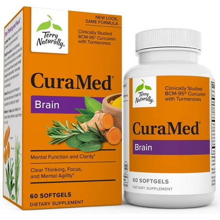 Terry Naturally CuraMed Brain - 60 Softgels