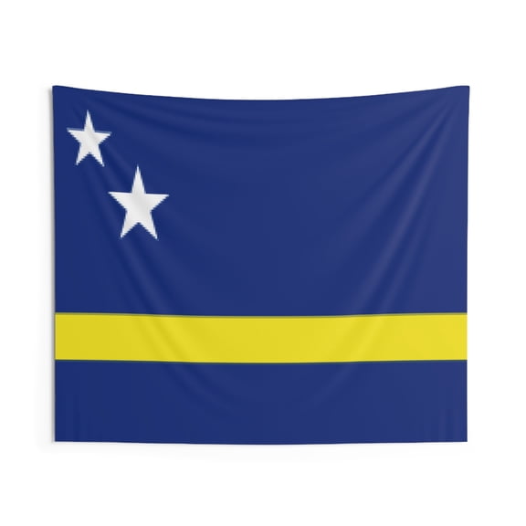 Curacao Country Flag Wall Hanging Tapestry