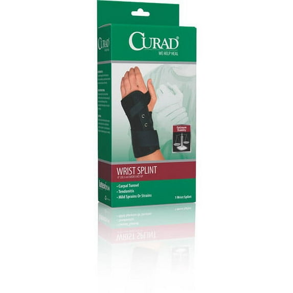 Curad 8" Suede Lace-Up Wrist Splint