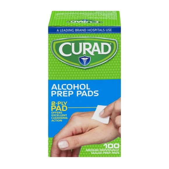 Curad Alcohol Prep Pads, 100 ct.