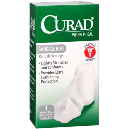Curad Bandage Roll 4.5 Inches X 4.1 Yards 1 Each (Pack of 6)