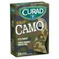 thumbnail image 1 of Curad CUR45701RB Kids Adhesive Bandages, Green Camouflage, 3/4" x 3", 25/Box, 1 of 3