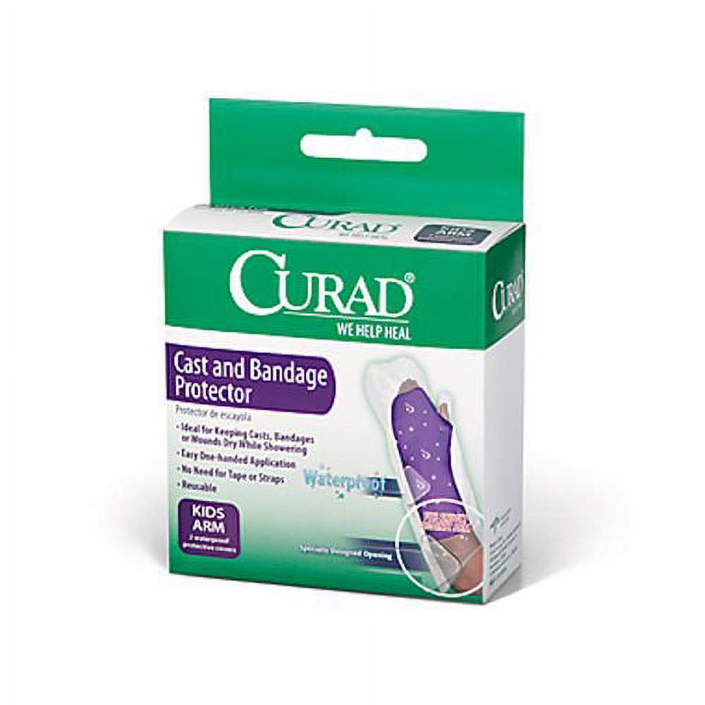 Curad Cast And Bandage Waterproof Protector For Kids Arm 2 Ea