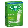 thumbnail image 1 of Curad Clear Adhesive Bandages, Clear, 30 Ct, 1 of 5