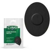 Curad Continuous Glucose Monitor Patches, Black, 25 Ct