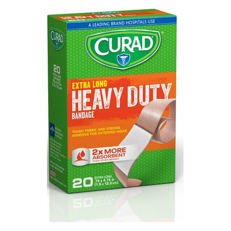 Curad Extreme Hold Bandages, Brown, 20 Ct