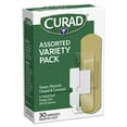 thumbnail image 1 of Curad Variety Pack Sterile Assorted Adhesive Bandages, 30 Ea, 1 of 3