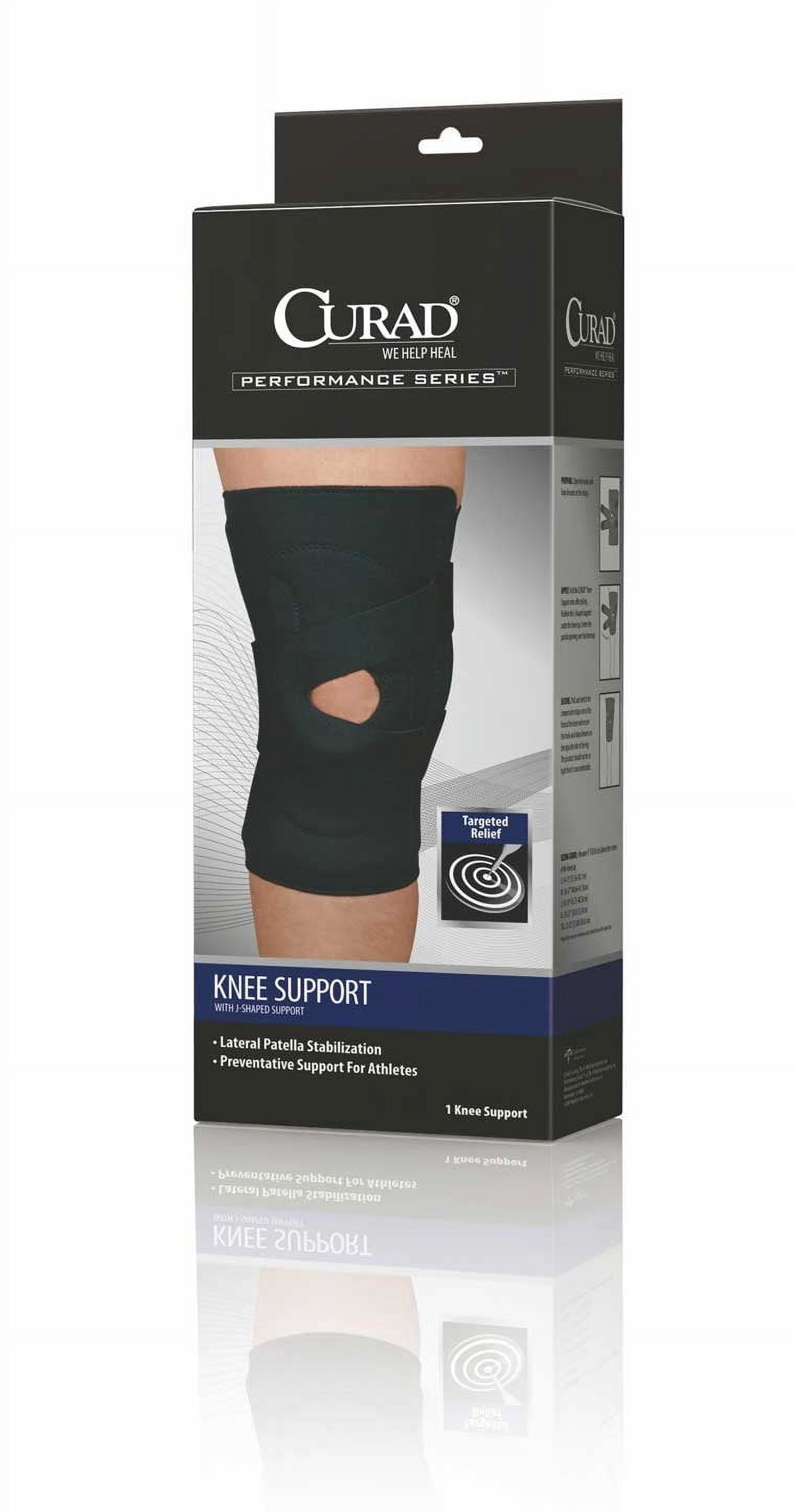 CURAD J-Shaped Knee Support