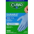 thumbnail image 1 of Curad Nitrile Powder-Free Exam Gloves, 100 Ct, Blue, 1 of 7