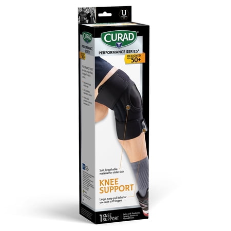 Curad Performance Series Seniors' Knee Support with Side Stabilizers, 1 Ct (Pack of 1)