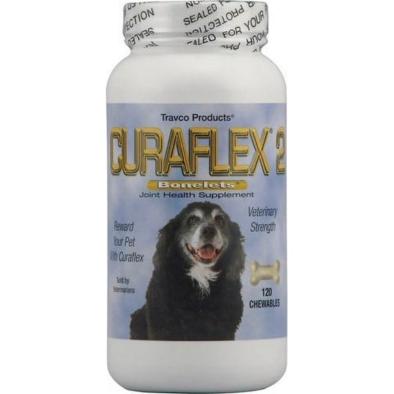 Curaflex 2 Chewable Tablets Joint Health for Dogs 120ct