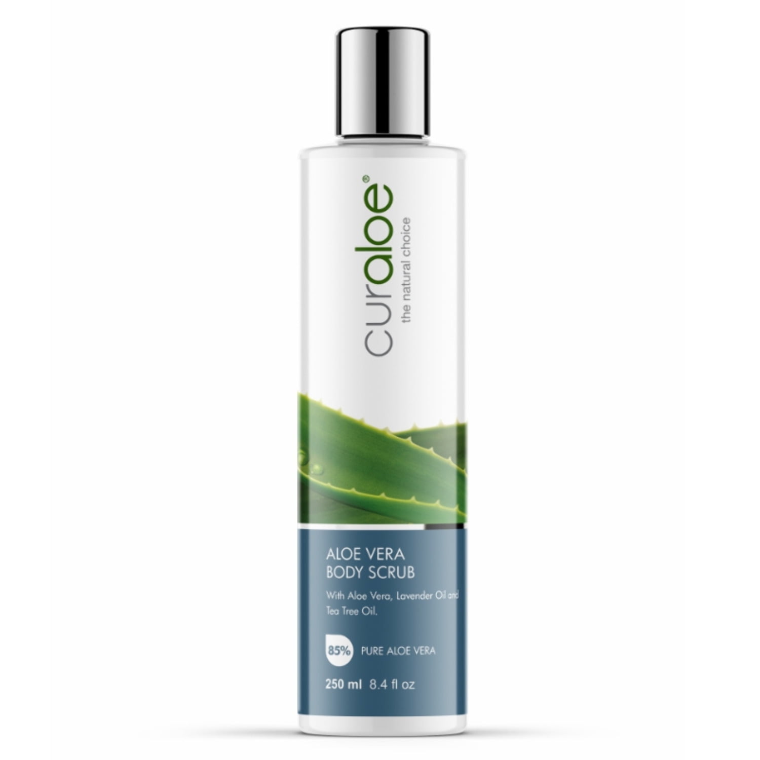 Curaloe 85% Aloe Vera Moisturizing Scrub Exfoliating Treatment