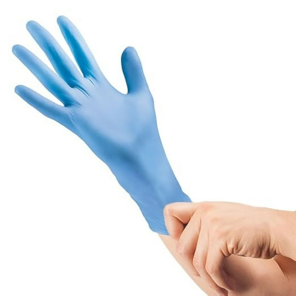 Curaplex TritonGrip EC Nitrile Gloves - Size Large- Blue - 500ct