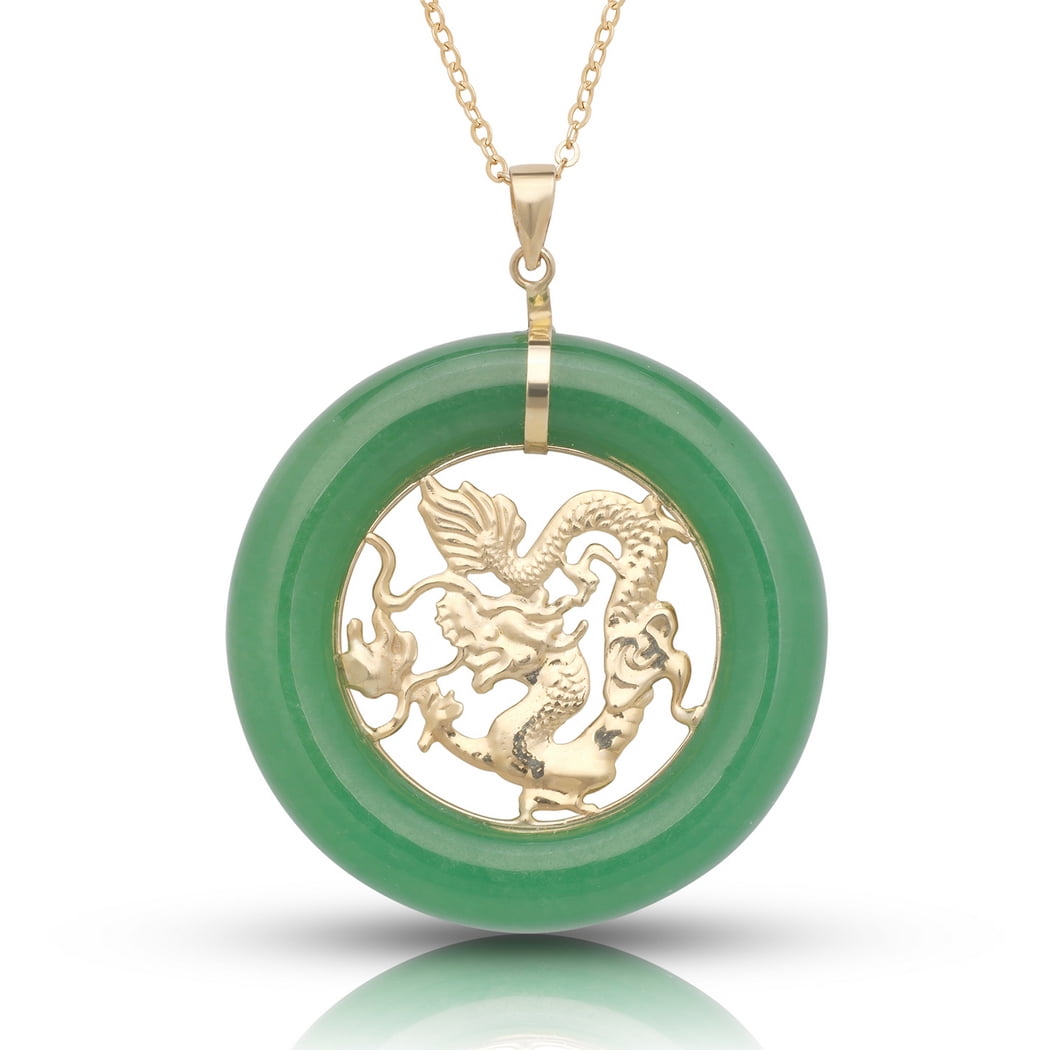 Jade on sale dragon pendant