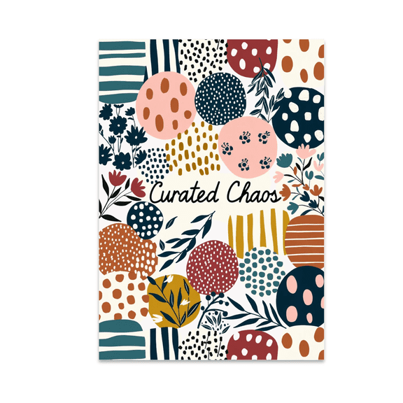 Curated Chaos Eclectic Wall Art - Home Decor - 13x19 Poster Print