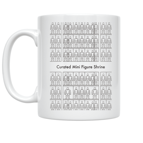 Curated Mini Figure Shrine - Figurine Collector - 11 oz Ceramic Coffee Mug