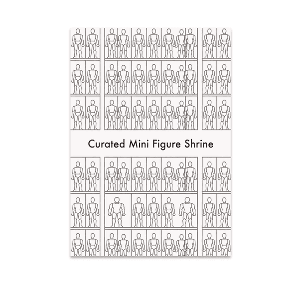 Curated Mini Figure Shrine Poster - Collectors Wall Art - 13x19 Poster Print