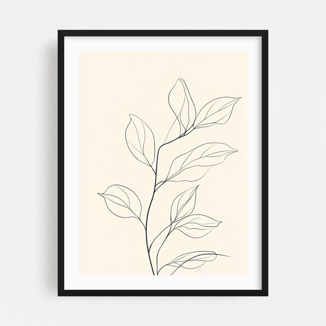 Picture of Curated Minimalist Floral Line Art - Line Drawing Line Art Minimalist ...
