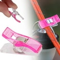 thumbnail image 1 of Curated Selection DreamyJuly Sewing Clips 1 Pcs Quilting Clips Versatile Craft Clips For Quilting Fabric Binding Crocheting Kniting Etc. Color: Random Size: 27x15x10 Mm, Hot Pink, 1 of 8