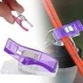 thumbnail image 1 of Curated Selection DreamyJuly Sewing Clips 1 Pcs Quilting Clips Versatile Craft Clips For Quilting Fabric Binding Crocheting Kniting Etc. Color: Random Size: 27x15x10 Mm, Purple, 1 of 9